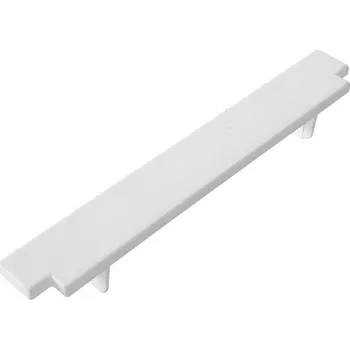 Nábytkové kování Koncovka soklu 150 mm - bílá mat