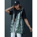 Dámská prošívaná vesta PIXIECODE TY4437 Barva: Zelená, Velikost: S