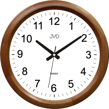 Hodiny Dřevěné hodiny JVD NS8017.2 s plynulým chodem