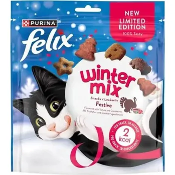 Pamlsek pro psa Nestlé Česko s.r.o. Felix snack cat -Winter Mix krůta a brusinky 200 g