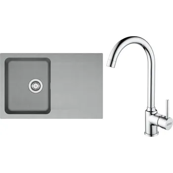 Kuchyňský dřez Franke Set T96 OID 611-78 šedá+FP 9000.031