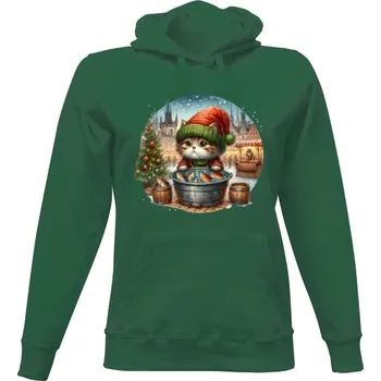 Dámská mikina Dámská mikina s kapucí s potiskem Kapříka prosím dámské