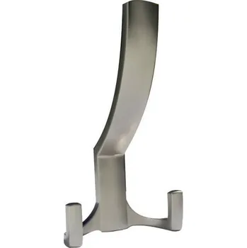 Věšák Charles - matný broušený nikl