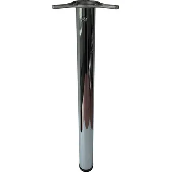 Nábytkové kování Noha stolová 60 x 710 mm s regulací - chrom