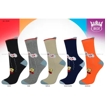 Hoza Dětské froté ponožky - balónky, ABS od 60kč - H1201 Barva: Balíček 1, Velikost: 35-38