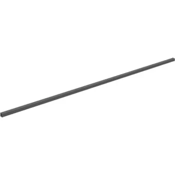 Nábytkové kování Hettich Atira příčný reling pro čelo vnitřní zásuvky 2000 mm antracitový