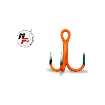 Rybářský háček Trojháček Gurza Fluo Orange vel. 6, 3ks UV