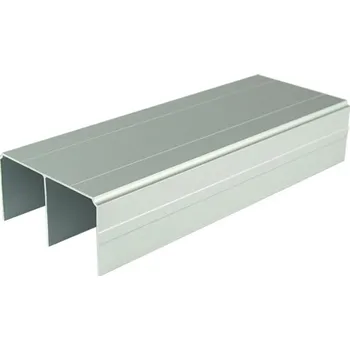 Nábytkové kování Salu Vedení horní S05 stříbrné - 4m