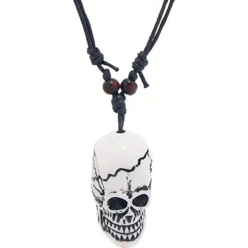 Řetízek Náhrdelník a přívěšek lebka