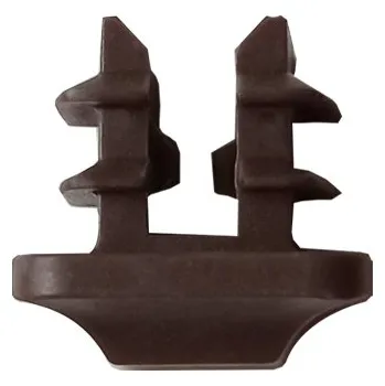 HETTICH ZÁTKA UKONČOVACÍ 1Ř.HNĚDÁ CELÉ BALENÍ 12KS