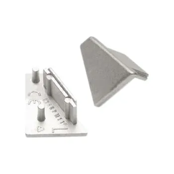 LED lišta Wireli Koncovka stříbrná k rohové liště, pár (WIRELI CORNER 10)