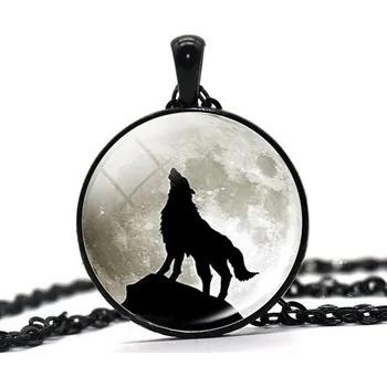 Řetízek Náhrdelník a přívěsek vlk