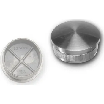 Zábradlí Koncovka nerezového madla pro průměr 42,4/2 mm zaoblená