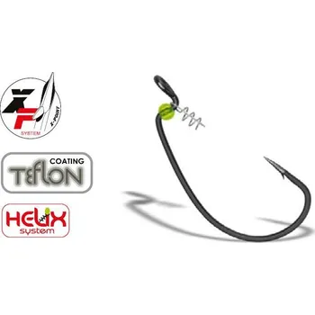 Rybářský háček Gurza SUPER LOCK XP LEHS # 5/0 BN 3 kusy černý nikl