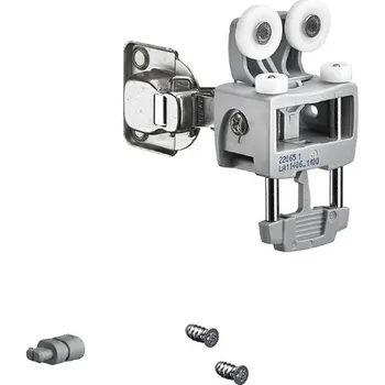 Nábytek Hettich Wingline L Do 12Kg, Bez Zavíracích Pružin, Bez Dolního Vedení, Sada Levá Šedá