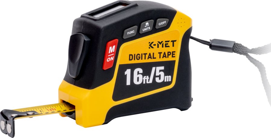 Digitální svinovací metr 5 m K-MET (8001-05-005)