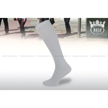 Dámské ponožky Dámské podkolenky HOZA hladké s elastanem - od 89kč - H008 Barva: antracit, Velikost: 39-42