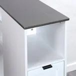 Kesper Kuchyňský vozík s odpadkovým košem, bílý, KESPER