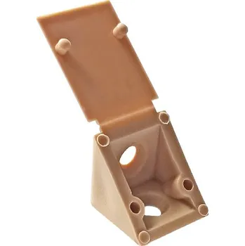 Tesařské kování Úhelník plastový malý - béžový