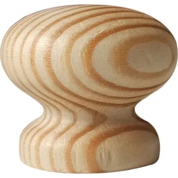 Knopka dřevěná 55 - borovice lakovaná