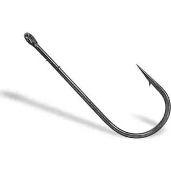 Rybářský háček Gurza ROUND BENT #4/0 BN 5 kusů černý nikl