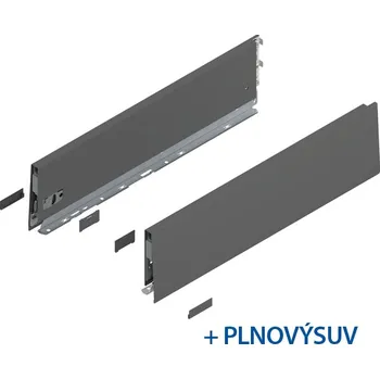 Nábytkové kování Blum BLUM MERIVOBOX sada výška K, BLUMOTION , 70kg, délka 450, orion šedá