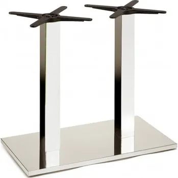 Centrální noha CN BCS 1702 chrom 750 x 400 x 730 dvojitá