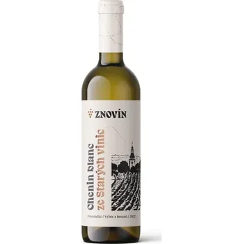 Víno Znovín Znojmo Chenin blanc ze Starých vinic výběr z hroznů 2022 Terroir - toulky vinicemi