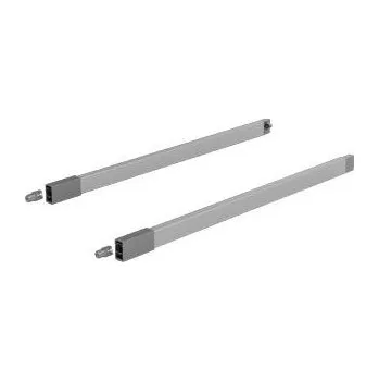 Hettich ArciTech podélný reling L+P 450 mm, stříbrná