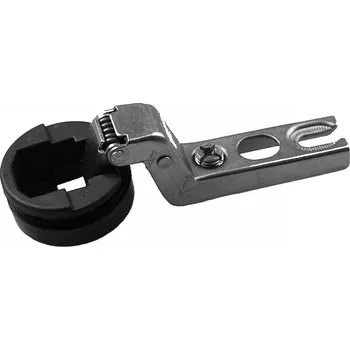 Nábytkové kování Závěs mini na sklo 26mm 95° vložený