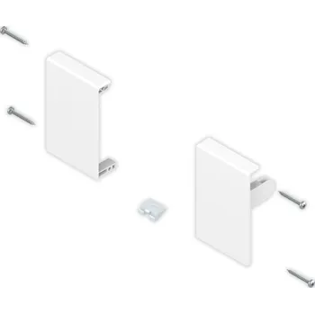 Nábytkové kování Blum TandemBox ANTARO upevnění čela pro vnitřní zásuvku M L+P bílá