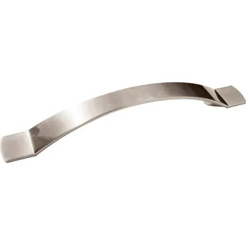 Nábytkové kování Úchytka Madonna - 128 - broušený nikl