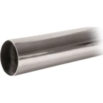 Nábytkové kování Šatní tyč kulatá o 25 mm x 3000 mm - chrom