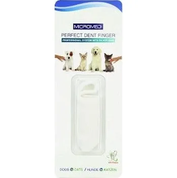 Péče o psí chrup MICROMED zubní kartáček na prst pro psy
