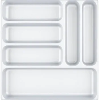 Příborník do zásuvky Hettich Příborníková vložka OrgaTray 440, Š 451-500mm/H 441-520mm bílá