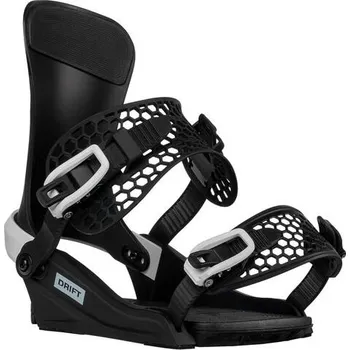 Vázání na snowboard Gravity Drift Black/White - XL / 45,5-48