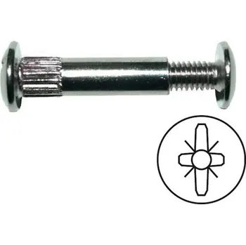 Šroub INCOLL Spojovací kování.M 4 x 15 (Spojovací šroub M4)