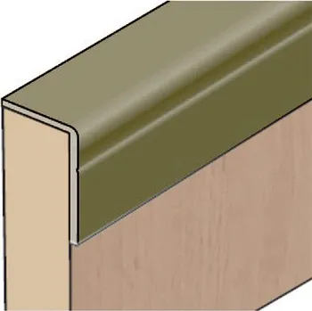 Nábytkové kování Profil S07 - 3m světlý bronz - úhelník 11x17mm