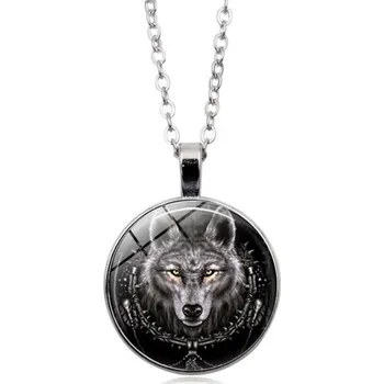 Řetízek Náhrdelník a přívěsek vlk