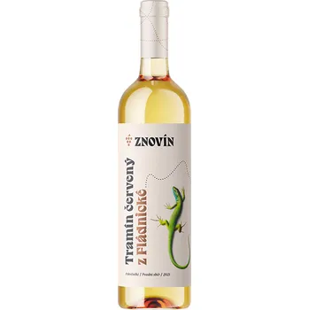 Víno Znovín Znojmo Ještěrka zelená Tramín červený pozdní sběr 2021