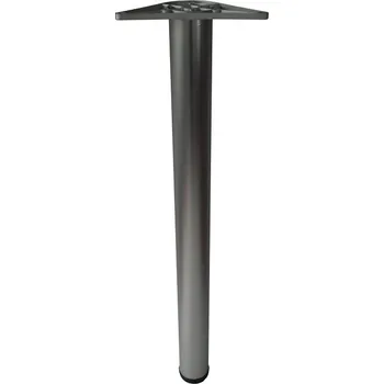 GTV Noha stolová 60 x 710 satin nikl s pevnou paticí (vrchní upevnění)