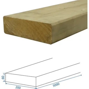 Dřevo Stora Enso Hranol KVH smrk 60x200x5000 - Nsi