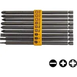 SILVERLINE Sada extra dlouhých bitů 9ks