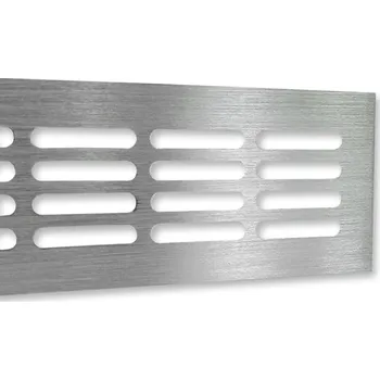 Větrací mřížka Větrací mřížka kartáčovaný hliník 80 x 800
