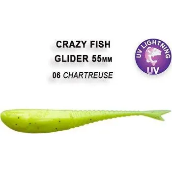 Umělá nástraha Crazy Fish Glider 5cm 6 charteuse