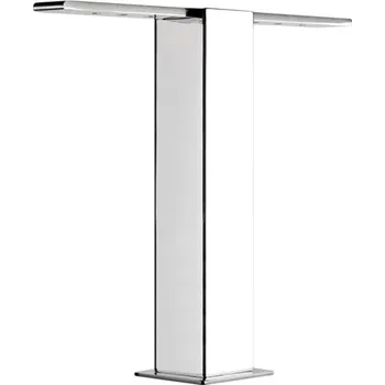 Nábytkové kování Podpěra barového pultu rovná hranatá 50x50 výška 250 mm chrom