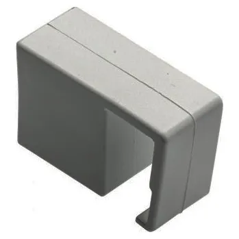 Nábytkové kování GTV Příchytka relingu - MODERN BOX SQUARE ŠEDÝ