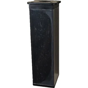 Nábytkové kování Nožka H 150 mm ALUMINIUM 40 x 40 povrch černá