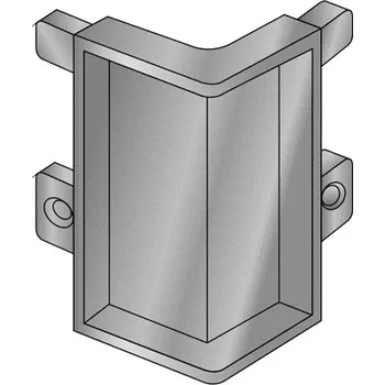 Nábytkové kování Salu Vnitřní roh Salu pro profil J