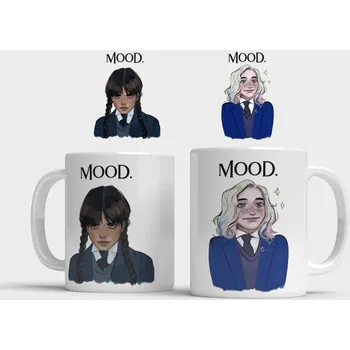 Hrnek Wednesday - Mood. - Modrá